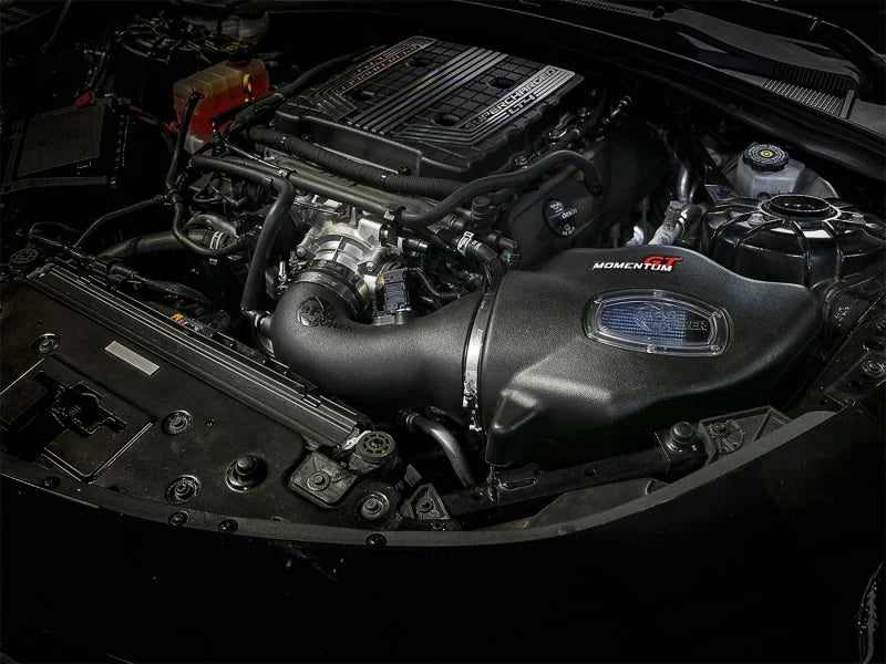 aFe Momentum GT Pro 5R Cold Air Intake System 2017 Chevrolet Camaro ZL1 V8 6.2L (sc) - Side View