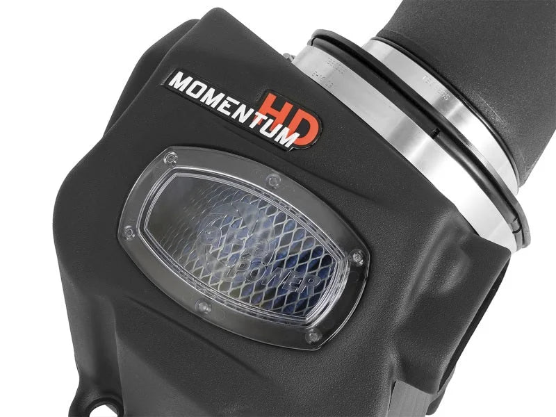 aFe Momentum GT Pro 5R Cold Air Intake System 2017 Ford Superduty V8-6.2L - Back View