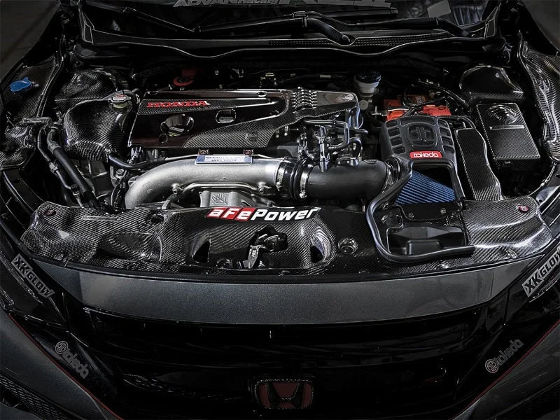 aFe Momentum GT Pro 5R Cold Air Intake System 2017 Honda Civic Type R L4-2.0L (t) - Side View