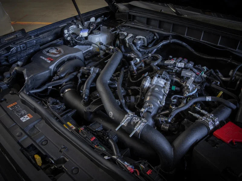 aFe Momentum GT Pro 5R Cold Air Intake System 2021 Ford Bronco V6 2.7 (TT) - Side View