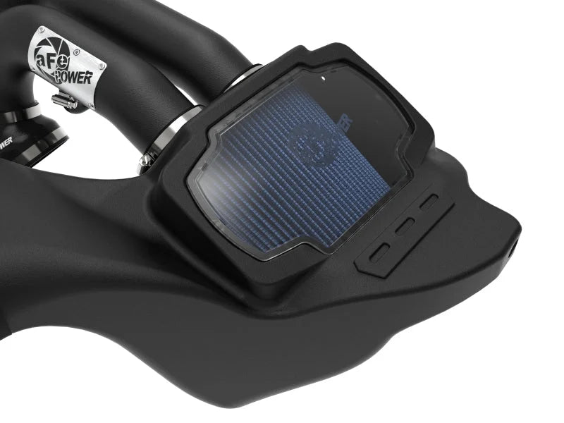 aFe Momentum GT Pro 5R Cold Air Intake System 2021-2022 Ford F-150 Raptor V6-3.5L (tt) - Back View