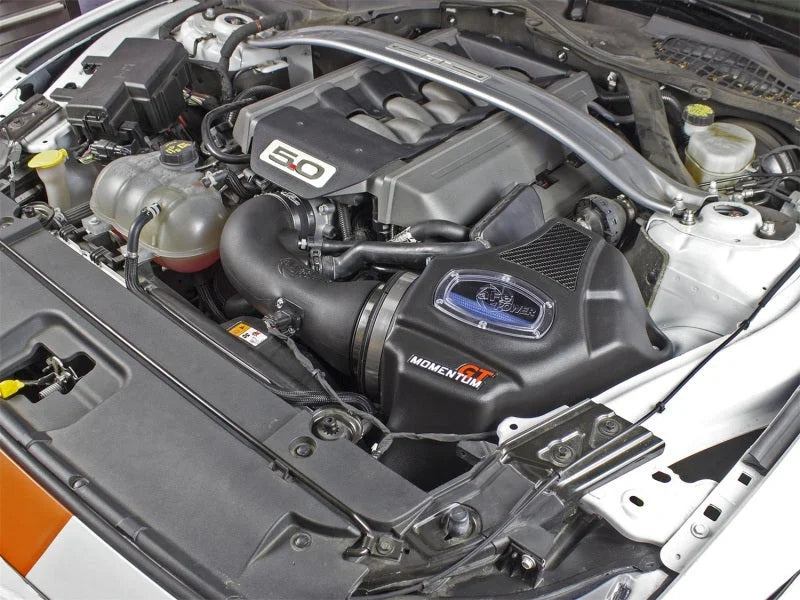 aFe Momentum GT Pro 5R Intake System 2015 Ford Mustang GT V8-5.0L - Side View