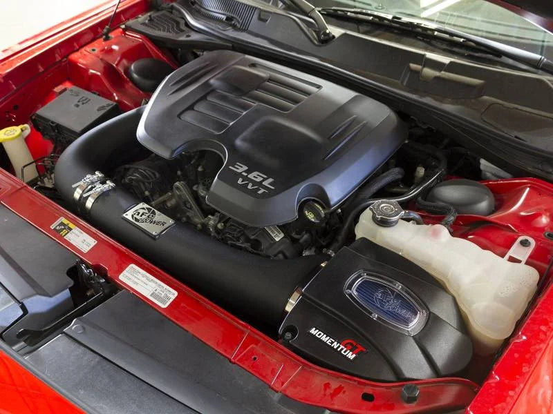 aFe Momentum GT Pro 5R Stage-2 Intake System 11-15 Dodge Challenger/Charger V6-3.6L - Side View
