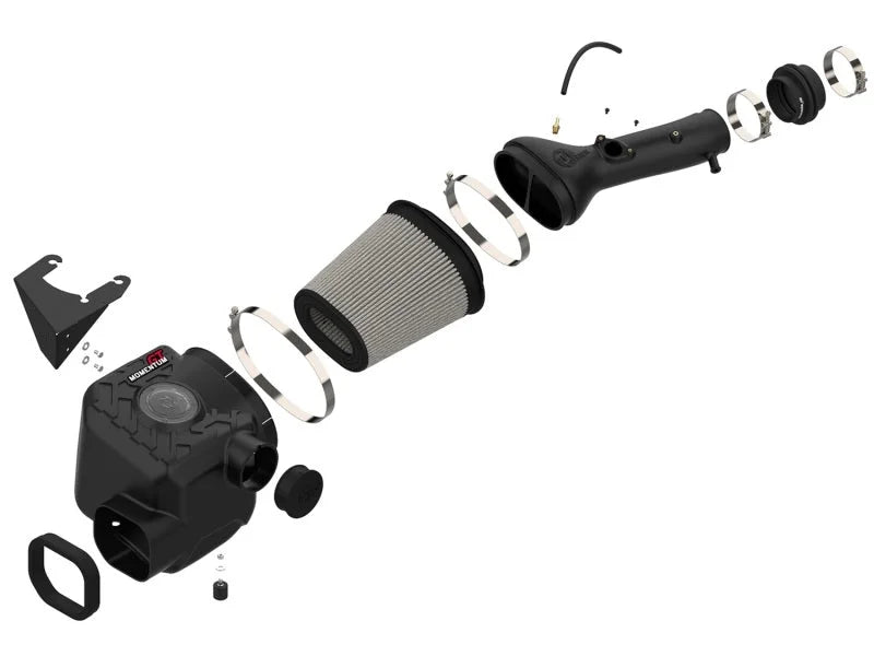 aFe Momentum GT Pro DRY S Cold Air Intake System 12-15 Toyota Tacoma V6 4.0L - Back View