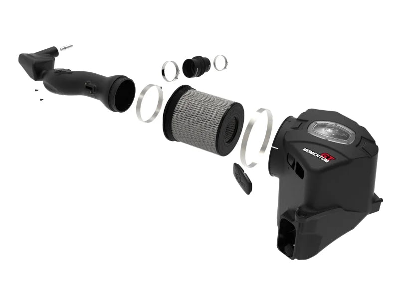 aFe Momentum GT Pro DRY S Cold Air Intake System 19-21 GM Truck 4.3L V6 - Back View