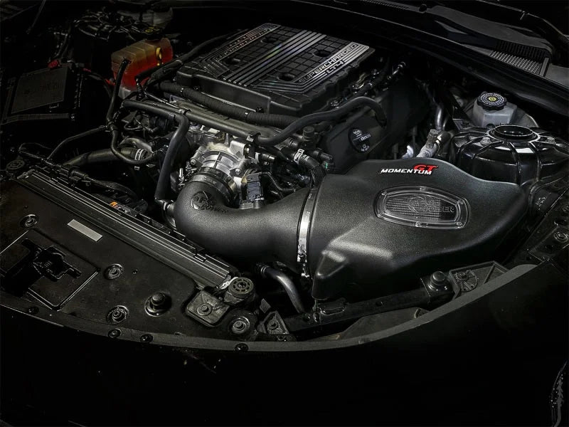 aFe Momentum GT Pro DRY S Cold Air Intake System 2017 Chevrolet Camaro ZL1 V8 6.2L (sc) - Side View