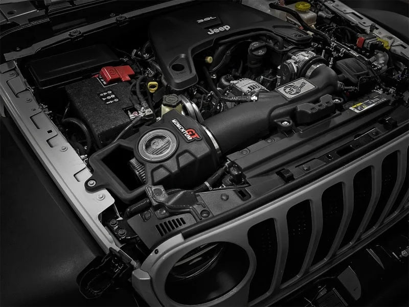 aFe Momentum GT Pro DRY S Cold Air Intake System 2018+ Jeep Wrangler (JL) V6 3.6L - Side View
