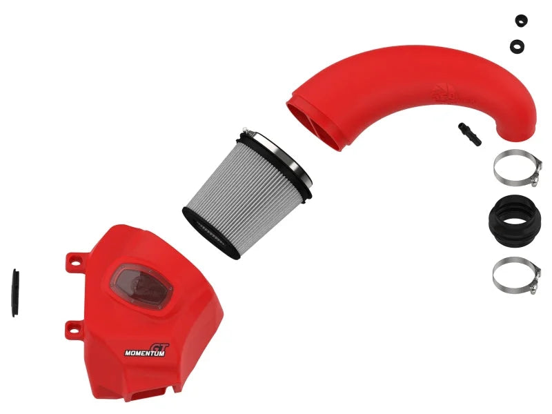 aFe Momentum GT Pro DRY S Intake System Red Edition 19-23 Dodge RAM 1500 V8-5.7L HEMI - Additional View 6