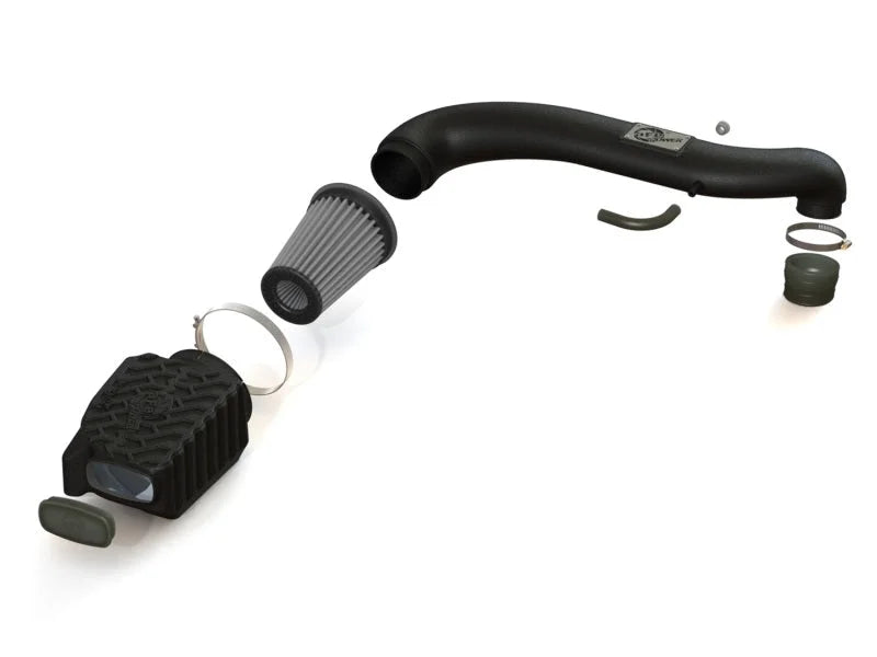 aFe Momentum GT Pro DRY S Stage-2 Intake System 97-06 Jeep Wrangler (TJ) L6 4.0L - Installation View