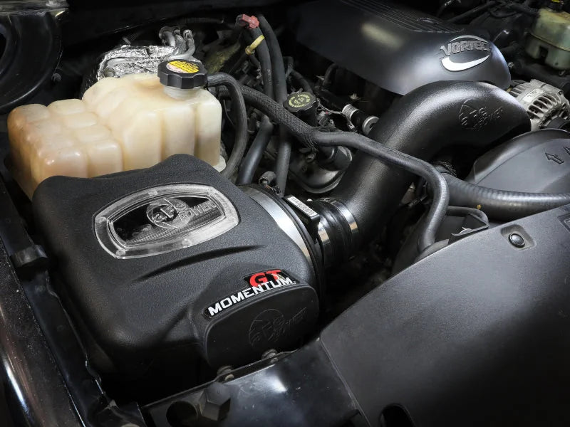 aFe Momentum GT Pro DRY S Stage-2 Si Intake System, GM Trucks/SUVs 99-07 V8 (GMT800) - Back View