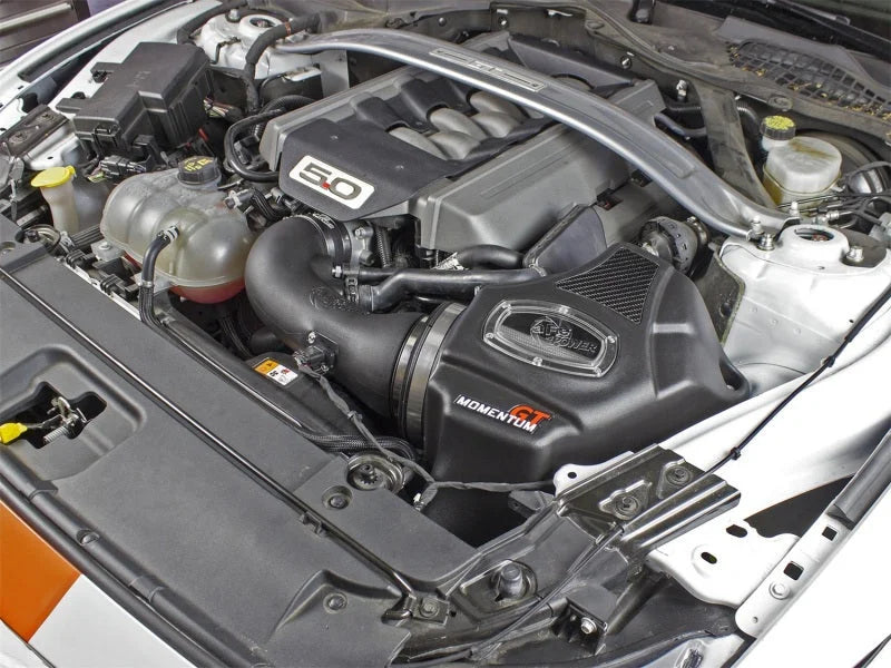 aFe Momentum GT Pro Dry S Intake System 2015 Ford Mustang GT V8-5.0L - Side View