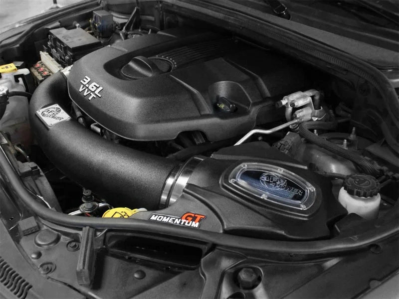 aFe Momentum GT Stage 2 PRO 5R Intake 11-14 Jeep Grand Cherokee 3.6L V6 - Side View