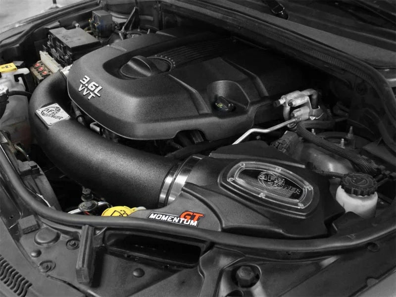 aFe Momentum GT Stage 2 PRO Dry S Intake 11-14 Jeep Grand Cherokee 3.6L V6 - Side View