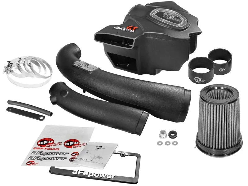 aFe Momentum GT Stage 2 PRO Dry S Intake 11-14 Jeep Grand Cherokee 3.6L V6 - Installation View