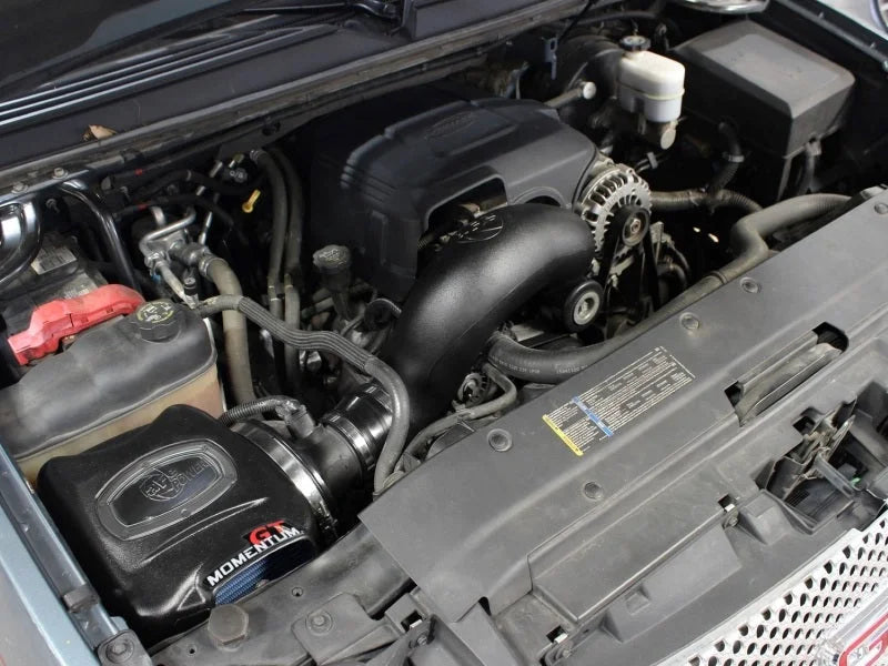 aFe Momentum GT Stage-2 Si PRO 5R Intake System GM Trucks/SUVs V8 4.8L/5.3L/6.0L/6.2L (GMT900) Elect - Side View