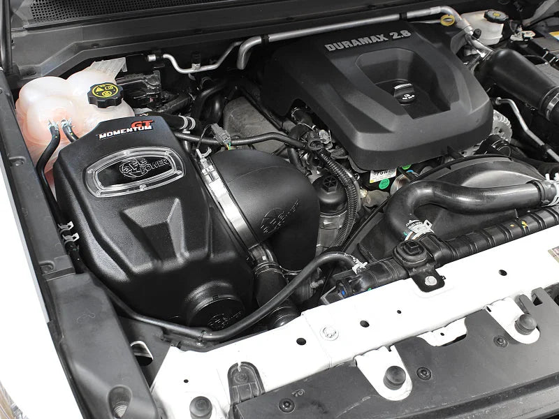 aFe Momentum GT w/ Pro DRY S Media 16-21 Chevy Colorado  2.8L L4 (td) Duramax - Side View