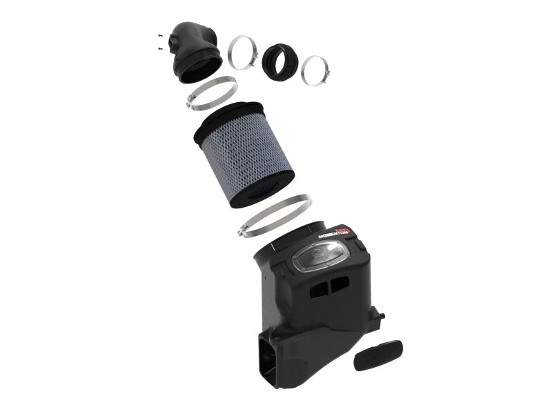aFe Momentum HD Cold Air Intake System w/Pro 10R Filter 2020 GM 1500 3.0 V6 Diesel - Installation View