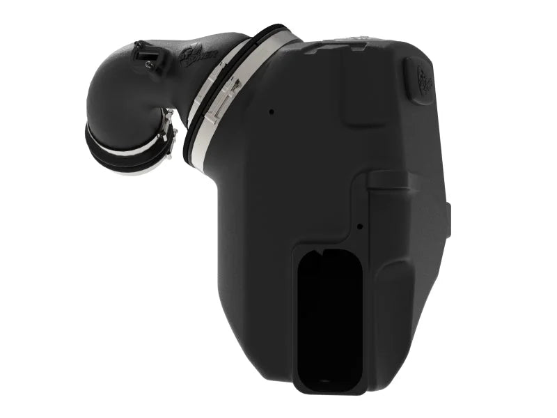 aFe Momentum HD Cold Air Intake System w/Pro Dry S Filter 2020 GM 1500 3.0 V6 Diesel - Back View