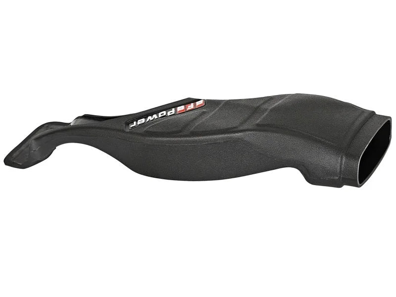 aFe Momentum HD Dynamic Air Scoop 08-10 Ford Diesel Trucks V8-6.7L (td) - Installation View