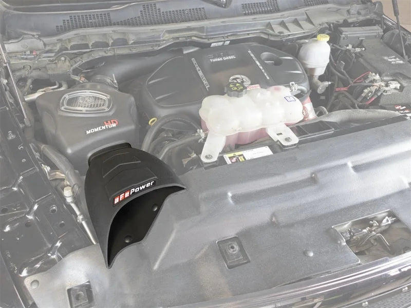 aFe Momentum HD Dynamic Air Scoop 14-16 RAM 1500 EcoDiesel V6 3.0L - Side View