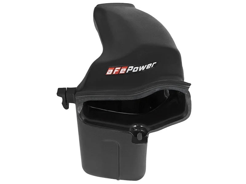 aFe Momentum HD Dynamic Air Scoop 2017 Ford Diesel Trucks V8-6.7L (td) - Side View