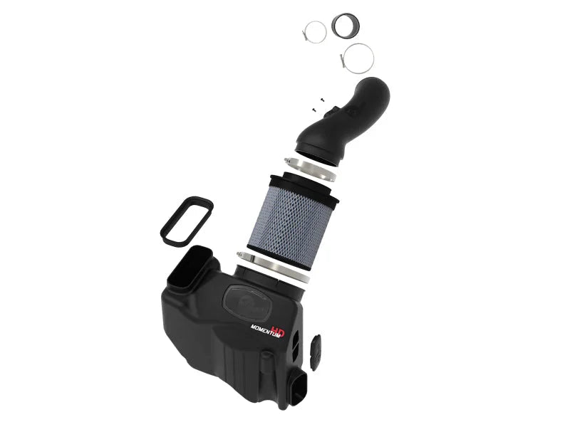 aFe Momentum HD Intake System w/ Pro 10R Filter 2020 GM Diesel Trucks 2500/3500 V8-6.6L (L5P) - Additional View 5
