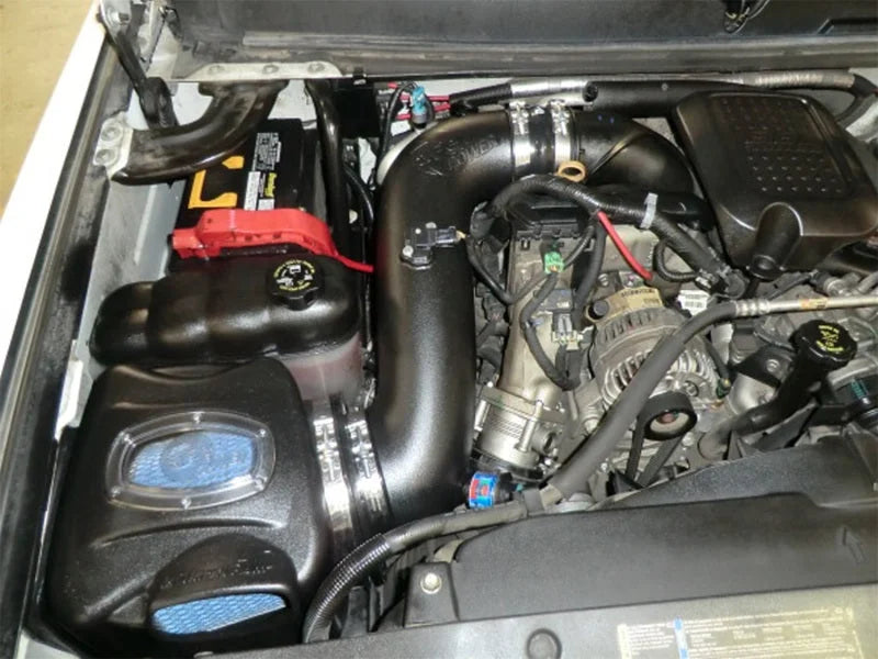 aFe Momentum HD PRO 10R Stage-2 Si Intake 05/07-10 GM Diesel Trucks V8-6.6L (td) LMM - Side View