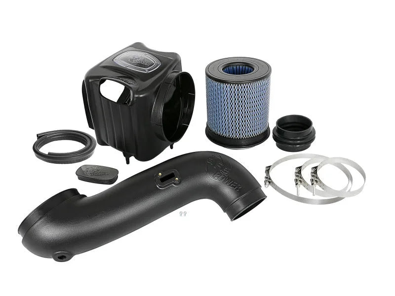 aFe Momentum HD PRO 10R Stage-2 Si Intake 05/07-10 GM Diesel Trucks V8-6.6L (td) LMM - Back View