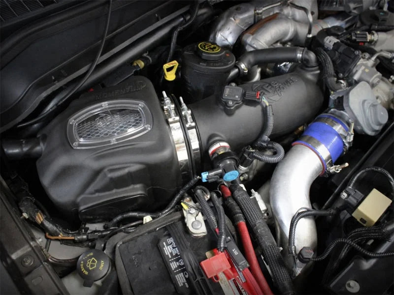 aFe Momentum HD PRO 10R Stage-2 Si Intake 08-10 Ford Diesel Trucks V8-6.4L (td) - Side View