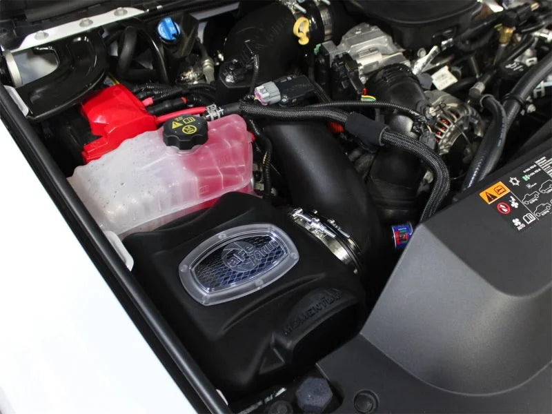 aFe Momentum HD PRO 10R Stage-2 Si Intake 11-16 GM Diesel Trucks V8-6.6L (td) LML - Side View