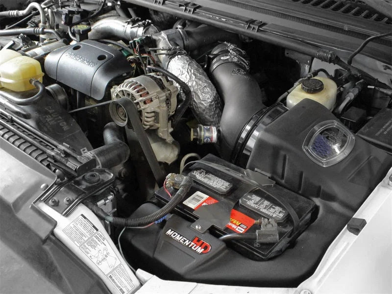 aFe Momentum HD PRO 10R Stage-2 Si Intake 99-03 Ford Diesel Trucks V8-7.3L (td) - Side View