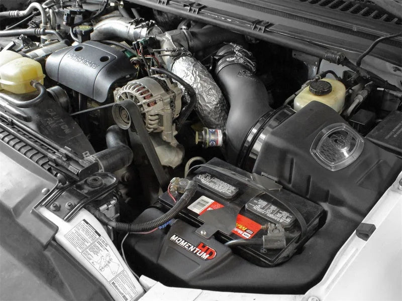 aFe Momentum HD PRO Dry S Stage-2 Si Intake 99-03 Ford Diesel Trucks V8-7.3L (td)(See afe51-73002-E) - Side View
