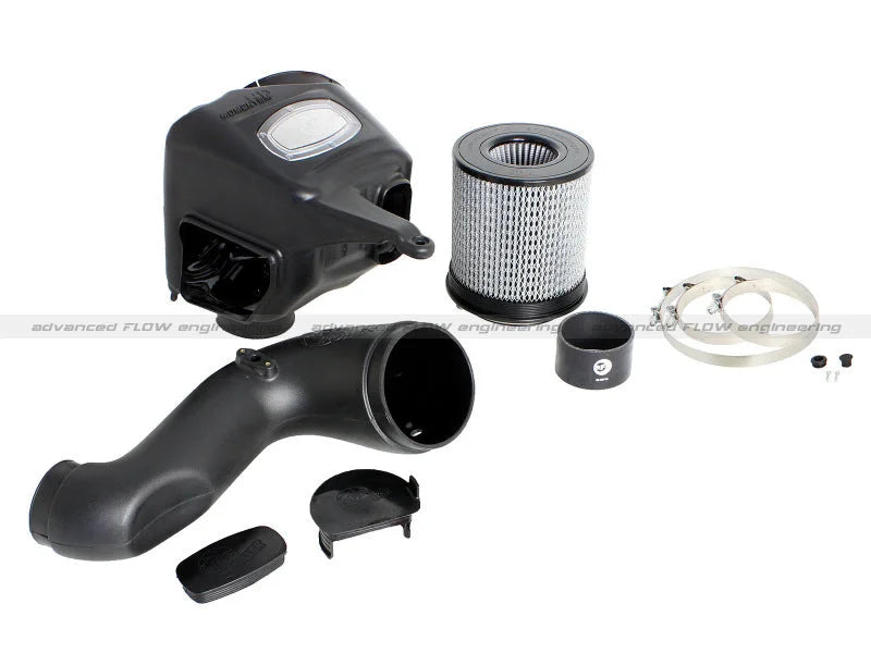 aFe Momentum HD PRO Dry S Stage-2 Si Intake Dodge Diesel Trucks 07.5-09 L6-6.7L (See afe51-72003-E) - Back View