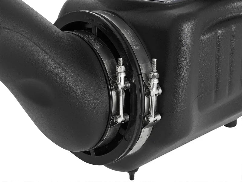 aFe Momentum HD Pro 10R Cold Air Intake System 2017 GM Diesel Trucks V8-6.6L L5P - Back View