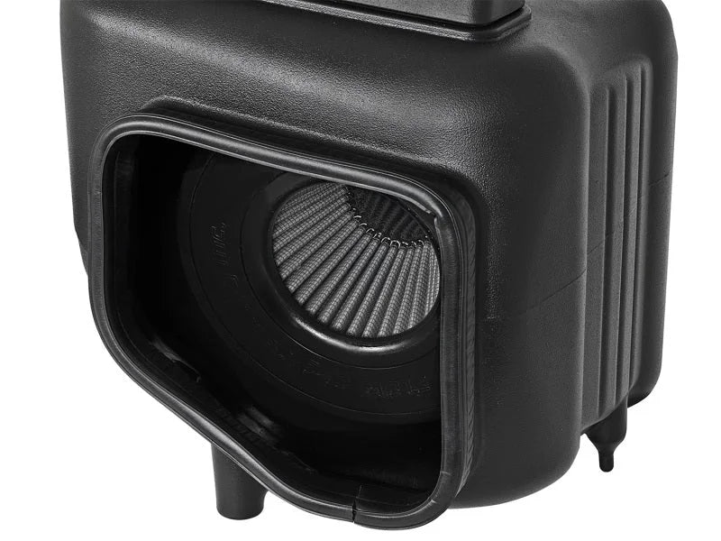 aFe Momentum HD Pro DRY S 2017 GM Diesel Trucks V8-6.6L Cold Air Intake System - Installation View