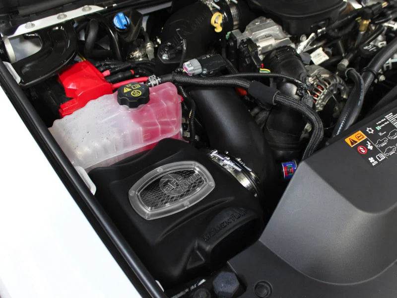 aFe Momentum HD Pro DRY S Stage 2 Intake System 11-16 GM Diesel Trucks V8-6.6L (td) LML - Side View