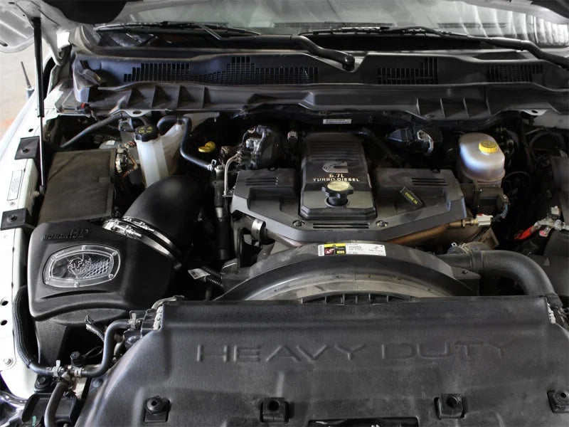 aFe Momentum HD Pro DRY S Stage-2 Si Intake 13-14 Dodge RAM Diesel Trucks L6 - Side View