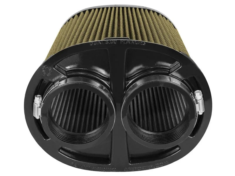 aFe Momentum Intake Rep Air Filter w/PG7 Media-3in F (Dual) x (8.25x6.25)in B x (7.25x5)in T x 9in H - Additional View 5