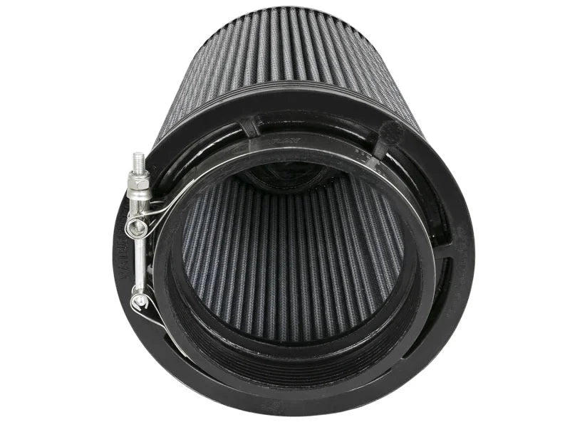 aFe Momentum Intake Replacement Air Filter w/ PDS Media 5in F x 7in B x 5-1/2in T (Inv) x 9in H - Installation View
