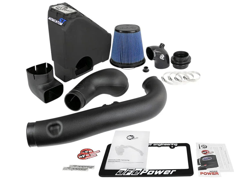 aFe Momentum ST Pro 5R Cold Air Intake System 14-17 Jeep Cherokee (KL) I4-2.4L - Back View