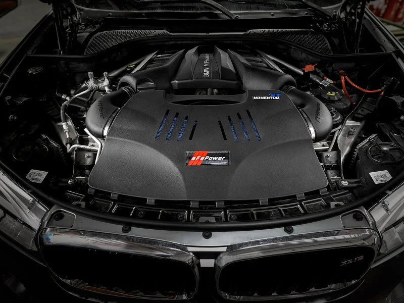 aFe Momentum ST Pro 5R Intake System 15-19 BMW X5M / X6M 4.4L TT (S63) - Side View