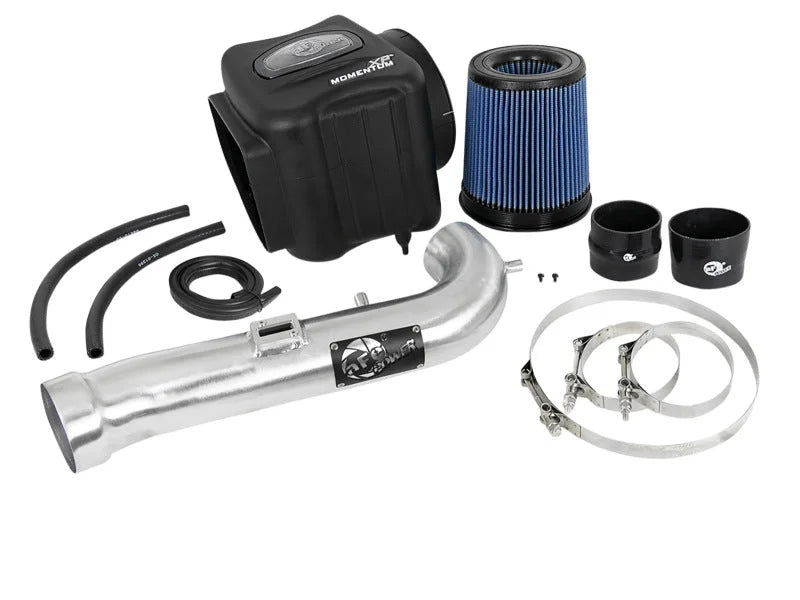 aFe Momentum XP Cold Air Intake System w/ Pro 5R Media Brushed 14-19 GM Silverado/Sierra 1500 - Installation View