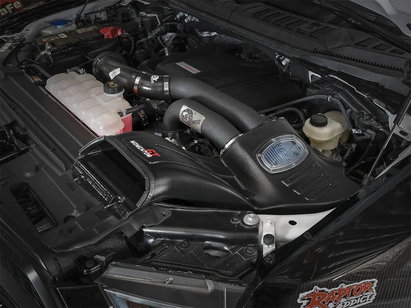 aFe Momentum XP Pro 5R Cold Air Intake System 17-18 Ford F-150 Raptor V6-3.5L (tt) EcoBoost - Side View