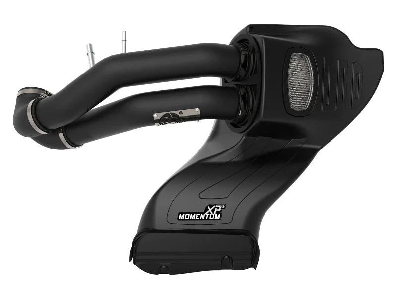 aFe Momentum XP Pro DRY S Cold Air Intake System w/ Black Aluminum Intake Tubes - Back View