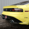 Load image into Gallery viewer, aFe Nissan Z 23-23 V6-3.0L Takeda 2-1/2in 304 SS Axle-Back Exhaust System w/ Black Tips - Installation View