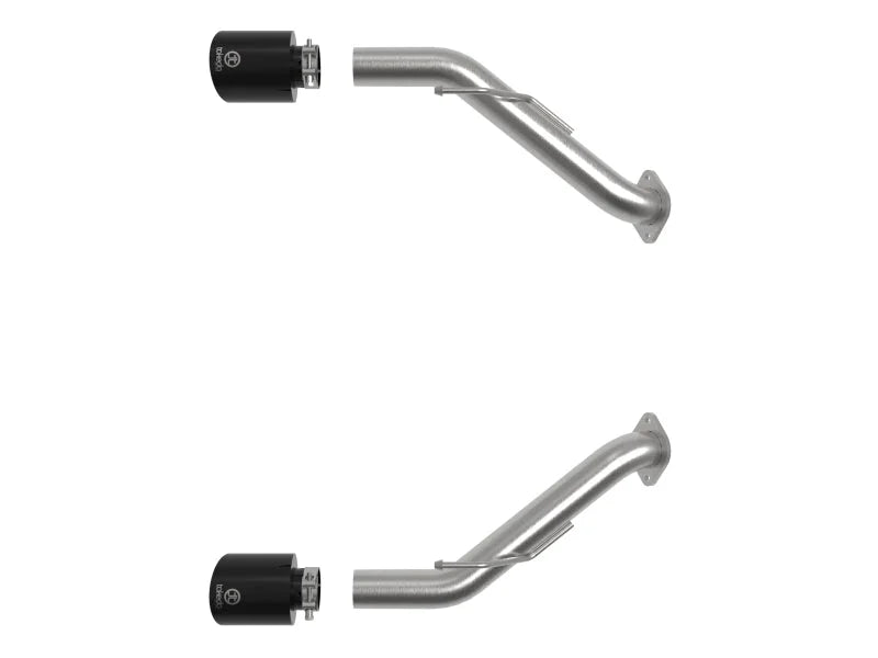 aFe Nissan Z 23-23 V6-3.0L Takeda 2-1/2in 304 SS Axle-Back Exhaust System w/ Black Tips - Additional View 5