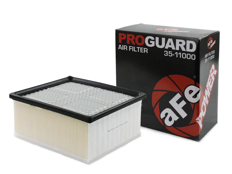 aFe POWER 07-24 Dodge/RAM Diesel Trucks L6-6.7L (td) ProGuard OE Replacement Air Filter - Installation View
