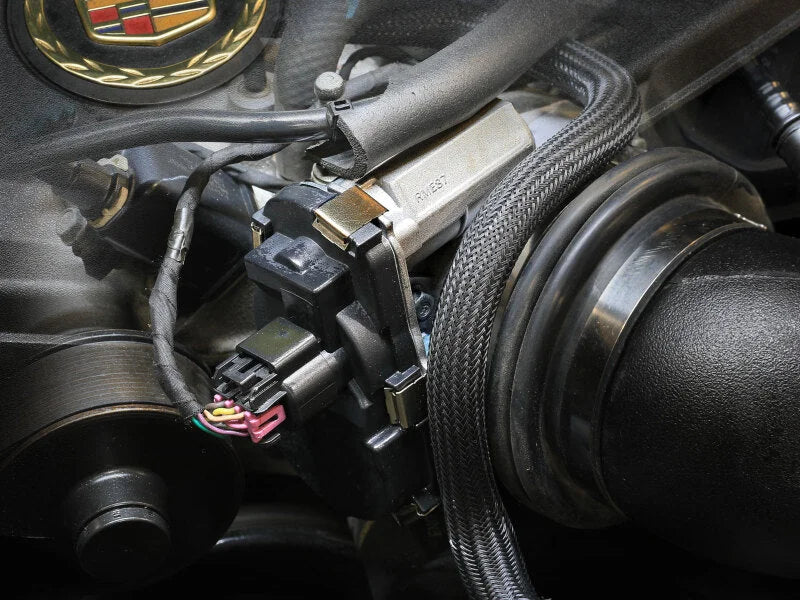 aFe POWER 09-13 Chevrolet Silverado 1500 V8 5.3L/6.2L 92mm Throttle Body - Side View