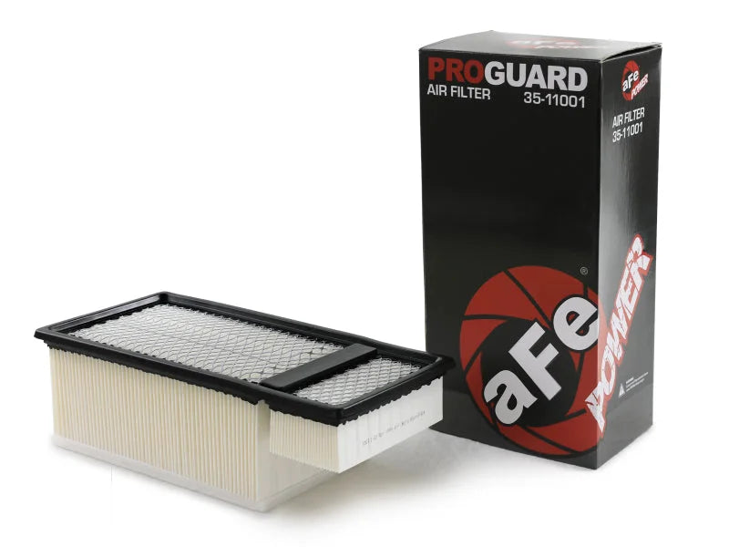 aFe POWER 11-16 Ford Diesel Trucks V8-6.7L (td) ProGuard OE Replacement Air Filter - Back View
