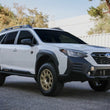 Load image into Gallery viewer, aFe POWER 15-19 Subaru Outback H4 2.5L / H6 3.6L Terra Guard Trail Steps - Black - Side View
